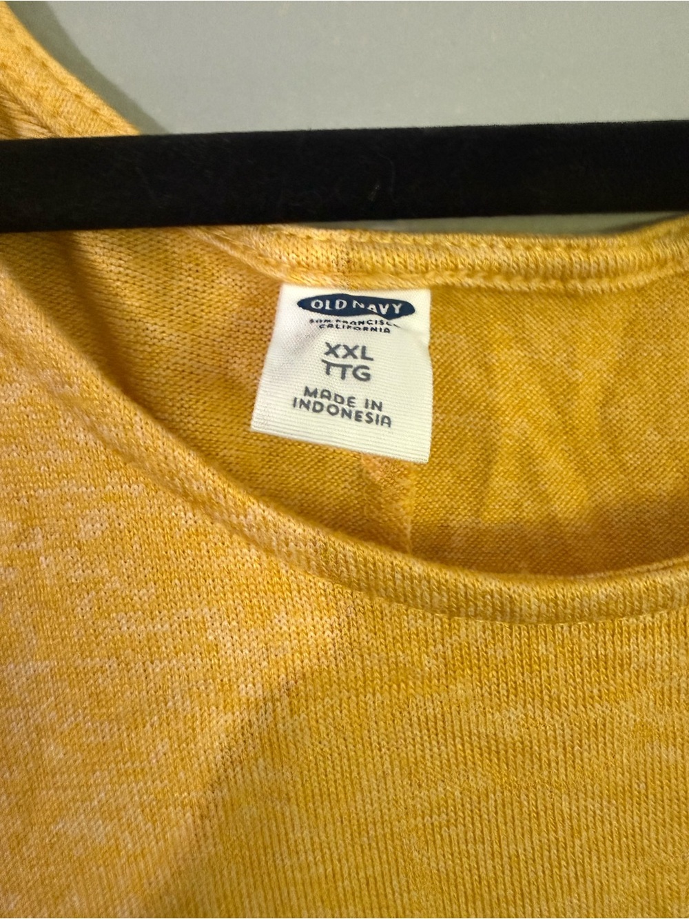 Old Navy Golden Yellow Short-Sleeve A-Line Midi Dress - Picture 2 of 5